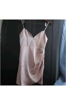 ZARA Pink Beige Mini Dress