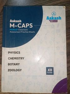 Aakash M-CAPS Class XII Medical Textbook