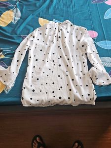 Polkadot White Top