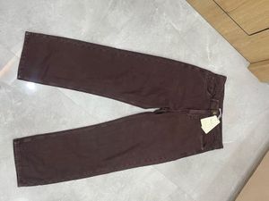 FREAKINS Brown Baggy Jeans