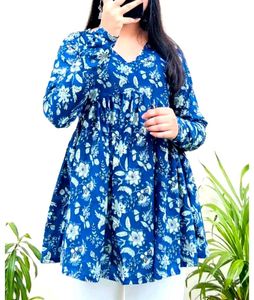Floral Print Tunic Top