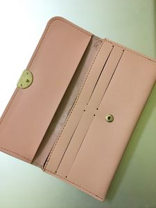 peach pink wallet
