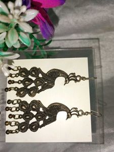 Peacock Dangle Earrings