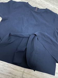 Elegant Navy Blue Top