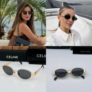 Celine Gold Frame Sunglasses