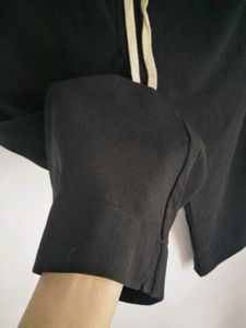 Black Drop Crotch Pants
