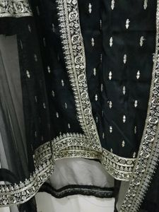 Elegant Black Patiyala Salwar Suit