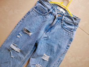 Light Blue Ripped Jeans