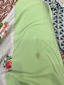 Pastel Green And Grey Colour Kurthi