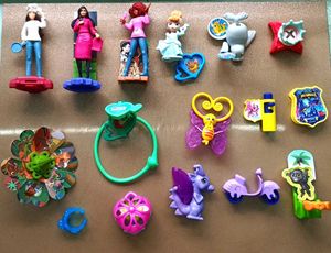Kinder Joy Toy Lot - Dolls, Animals, & More!