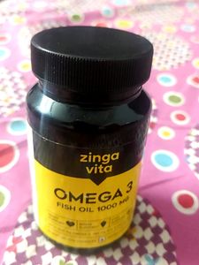 Zinga Vita Omega 3 Fish Oil 1000 MG Capsules