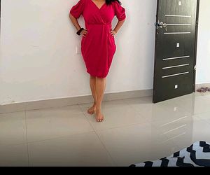 Puff Sleeve V-Neck Bodycon Casual Mini Dress