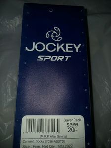 JOCKEY Sports Short TOWEL socks (3 Pairs In Set)