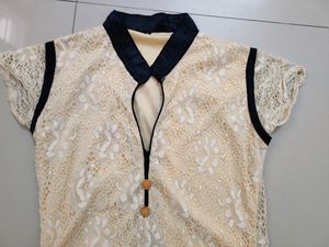 Fancy Net Dress For Girls