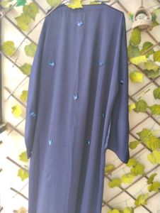 Elegant Navy Blue Abaya