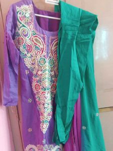 New Kurti Pant And Dupatta Set