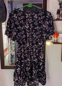 Floral Print Mini Dress