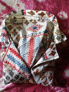 Patterned Two-Piece Set