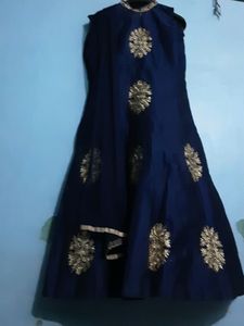 Royal Blue Ethnic Gown