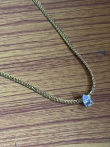 Drop Diamond Necklace Anti Tarnish