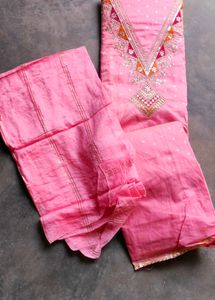 Lime Green Embellished Suit Piece