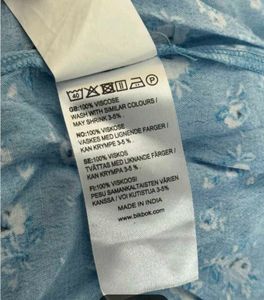 Blue Floral Print Mini Dress