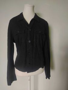 Simple Black Long Shirt