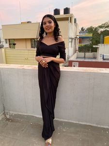 Hot Black Party Wear Co-ord Set