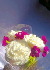 Crochet Rose Flower Bouquet 💐🌹🌹