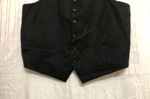 Black Formal Waistcoat