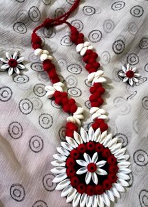 Handmade Shell& Wool Combined Jewellery