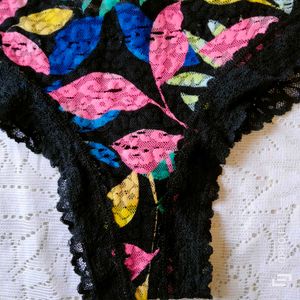 Black Multi Panty