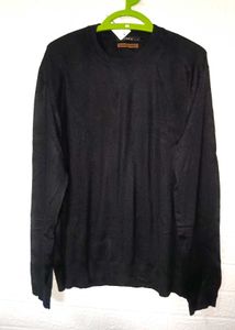 Men's Black Pullover Sweater