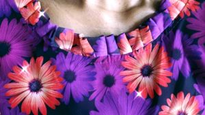 Cute Korean Floral Crop Top💜🌺 /Ruffle Blouse