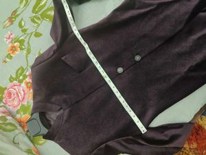 Suede Sherwani
