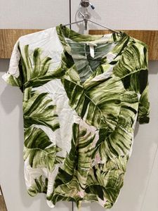 Tropical Print Top