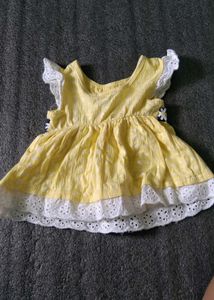 Yellow Daisy Baby Dress