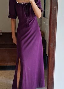 Sale!!Women A-line Purple Dress||