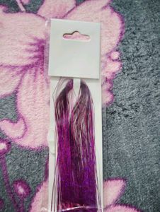 🔥HOT DEAL🔥Pink Tinsel Hair Extensions