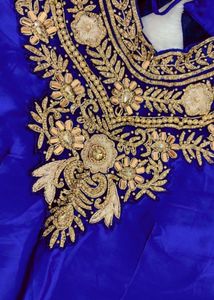 Elegant Blue Ethnic Gown