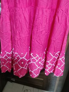 Pink Printed Dress