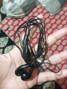 Black Wired Earphones