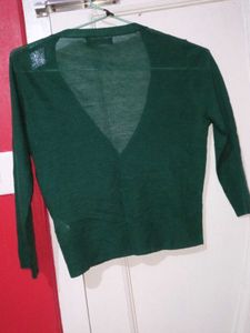 Green Cardigan