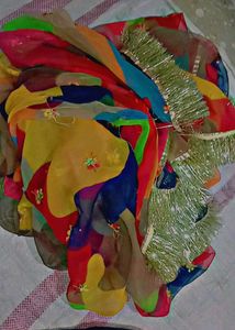 Price Drop by 200  Multicolour Rajputi Odhna