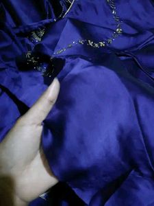 Elegant Purple Ethnic Gown