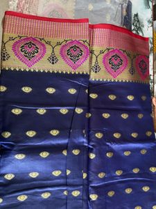 Traditional Colourfull Saree With Contrast Blouses
