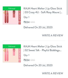 Kaja Korean Lipsticks (Pack Of 2 Shades )