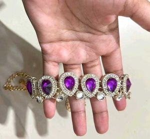 Purple Jewel Necklace