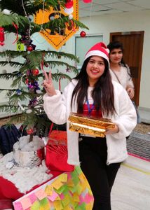 Christmas Based Top (Red And White)