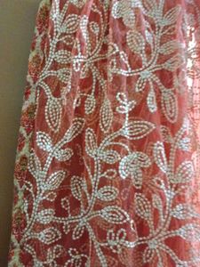 Net Dupatta With Beautiful Embroidery